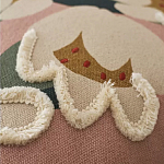 Подушка с цветочным принтом и кисточками Blooming Elegance Daisy варинант исполнения - 6 | Loft Concept в Москве