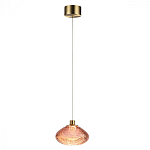 Подвесной светильник с прозрачным стеклянным плафоном округлой формы Effervia  варинант исполнения - 4 | Loft Concept в Москве