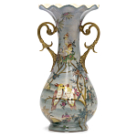 Ваза фарфоровая с попугаями Gaya варинант исполнения - 2 | Loft Concept в Москве