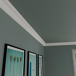 Гладкий карниз KT-63 варинант исполнения - 2 | Loft Concept в Москве