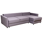 Диван трехместный раскладной Giorgio Sofa серый варинант исполнения - 2 | Loft Concept в Москве