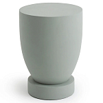 Приставной столик из массива манго Tom-tom Grey варинант исполнения - 1 | Loft Concept в Москве