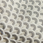 Мебельная ткань Жакард Чешуя бежевый цвет N 1050 варинант исполнения - 3 | Loft Concept в Москве