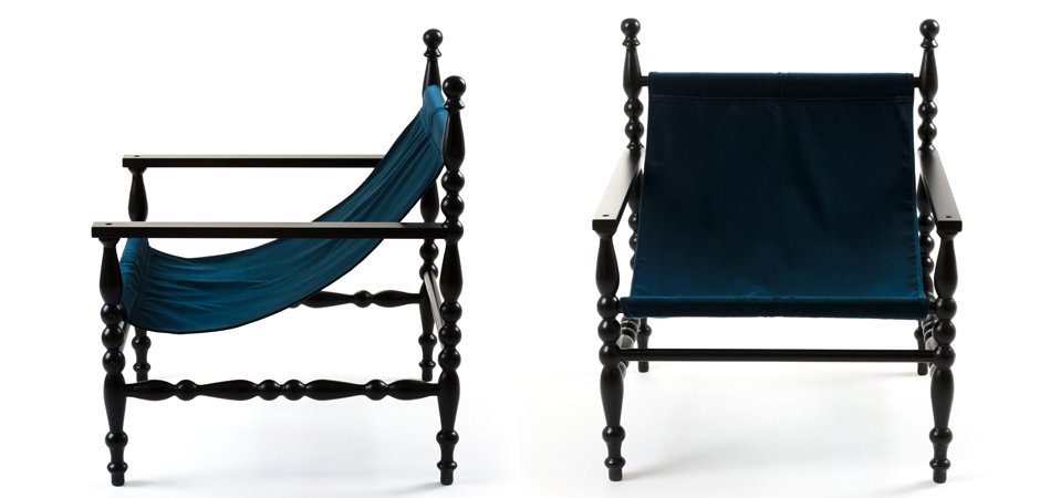 Кресло Seletti Heritage Armchair Blue Кресло Seletti Heritage Armchair Blue - Loft-Concept