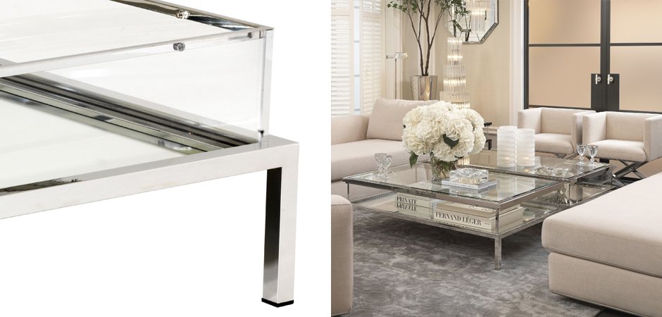 Журнальный стол Eichholtz Coffee Table Harvey Rectangular Журнальный стол Eichholtz Coffee Table Harvey Rectangular - Loft-Concept