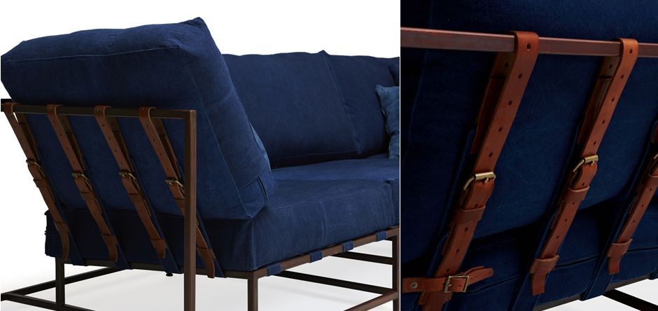 Диван Kenn X Miller sofa Indigo and copper denim Диван Kenn X Miller sofa Indigo and copper denim - Loft-Concept