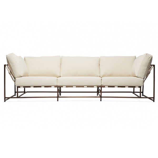 Диван Canvas & Copper Sofa Молочный Диван Canvas & Copper Sofa