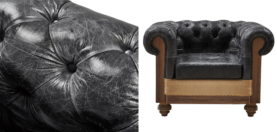 Кресло Deconstructed Chesterfield Armchair Кресло Deconstructed Chesterfield Armchair - Loft-Concept