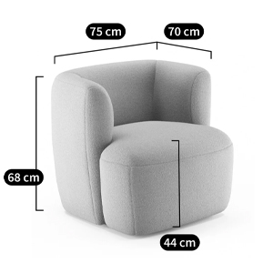  Ivy Boucle Collection Armchair  