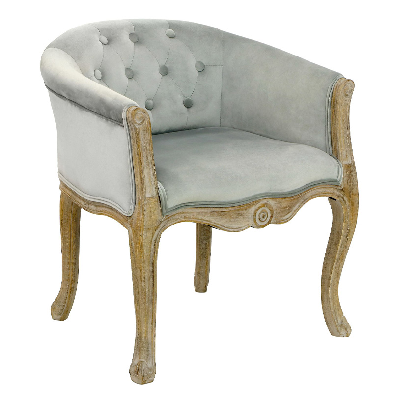 Кресло French Provence Armchair Roderic light blue Голубой Кресло French Provence Armchair Roderic light blue