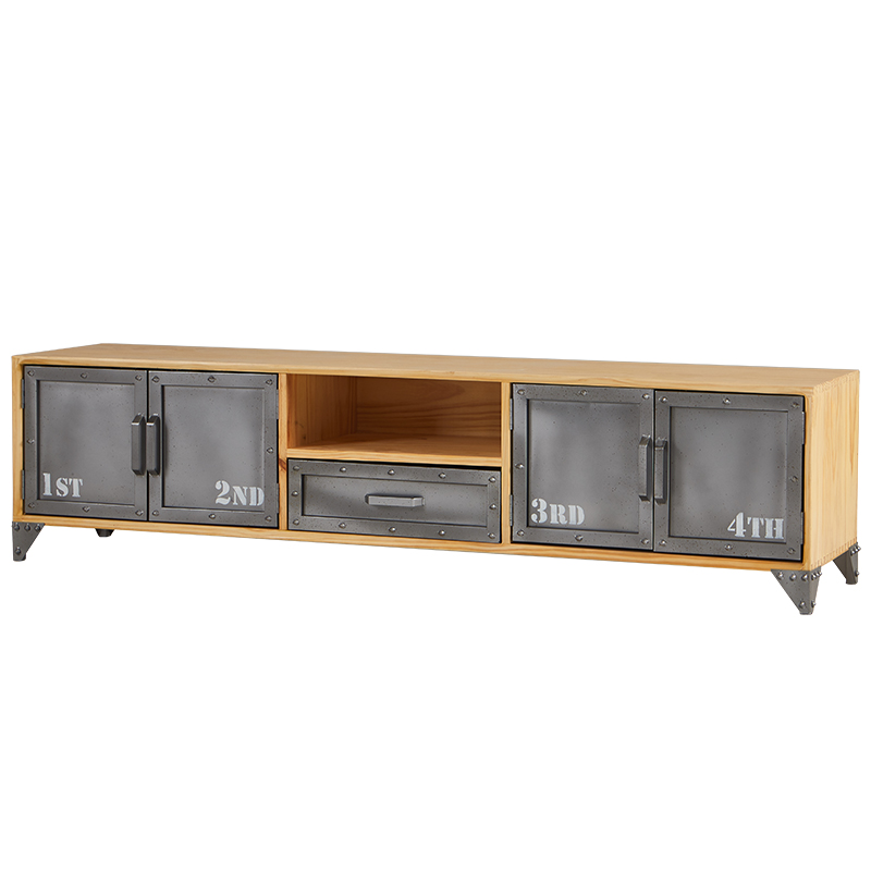 ТВ-тумба Loft Metal and Wood Quadruple ТВ-тумба Loft Metal and Wood Quadruple