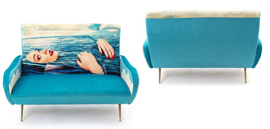 Диван Seletti Sofa Two Seater Sea Girl Диван Seletti Sofa Two Seater Sea Girl - Loft-Concept