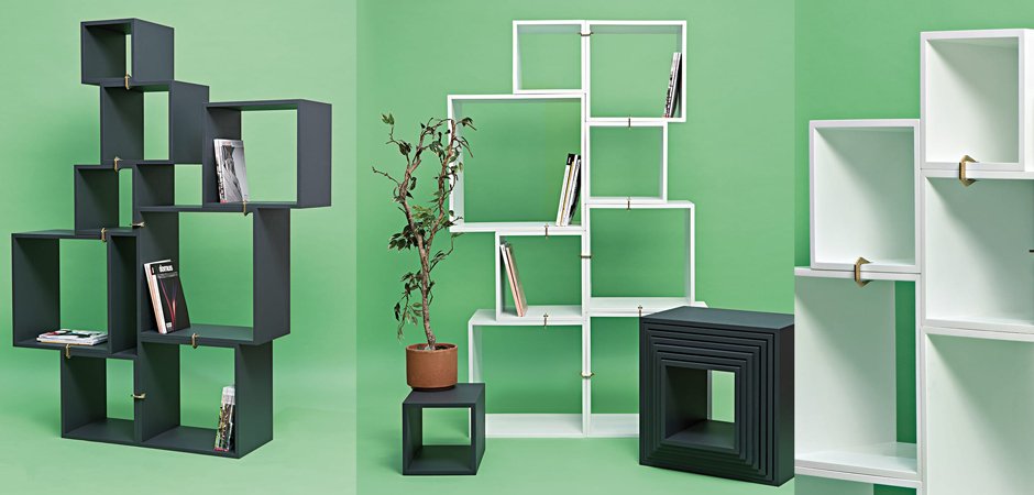 Стеллаж Seletti Assemblage Antracite Стеллаж Seletti Assemblage Antracite - Loft-Concept