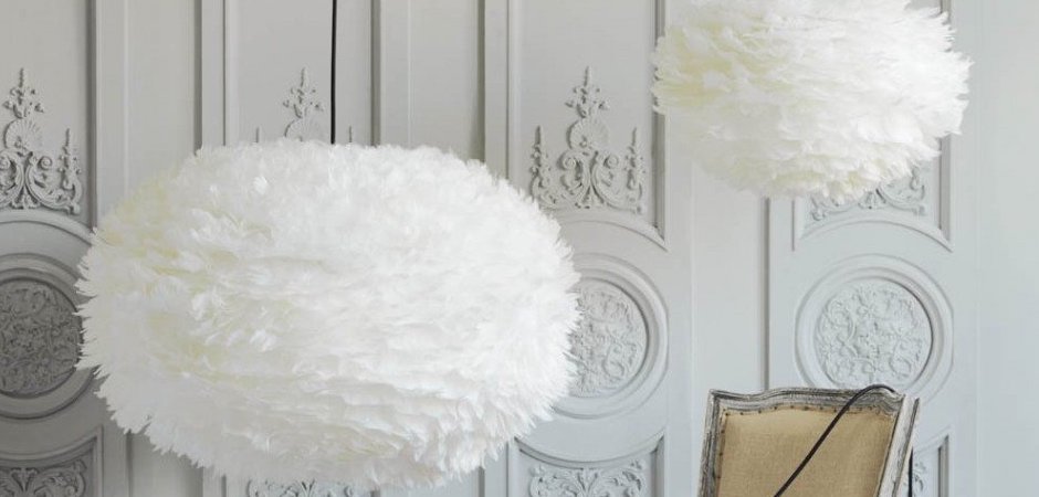 Люстра из перьев Plumage White Люстра из перьев Plumage White - Loft-Concept в Москве