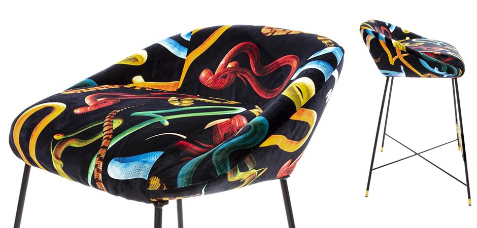 Барный стул Seletti High Stool Snakes Барный стул Seletti High Stool Snakes - Loft-Concept