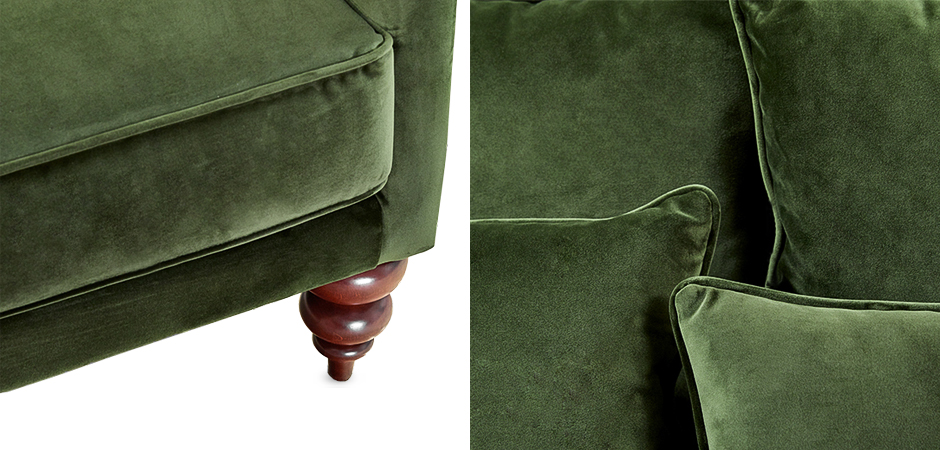Диван Graceful Details Sofa Green Диван Graceful Details Sofa Green - Loft-Concept