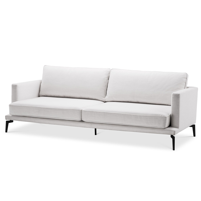 Диван Eichholtz Sofa Avenue 54 Белый Черный Диван Eichholtz Sofa Avenue 54
