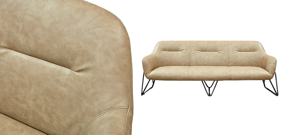 Диван Triangular Legs Triple Sofa Диван Triangular Legs Triple Sofa - Loft-Concept