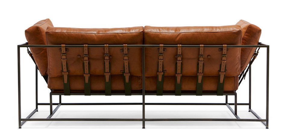 Двухместный диван Two Seat Encounter Leather Sofa Двухместный диван Two Seat Encounter Leather Sofa - Loft-Concept