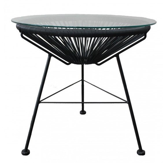 Приставной стол Acapulco side table Black Морская синь Желтый Черный Белый Зеленый Оранжевый Приставной стол Acapulco side table Black