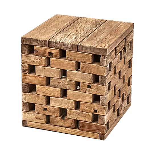 Приставной стол Wicker Bricks Коричневый Приставной стол Wicker Bricks