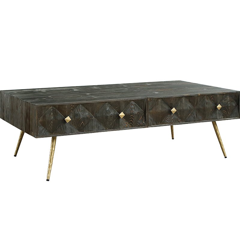 Кофейный стол Reflect Coffee Table Латунь Черный Кофейный стол Reflect Coffee Table