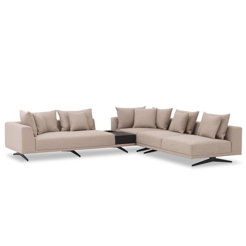 Диван Eichholtz Sofa Endless Sand Песочный Темная бронза Диван Eichholtz Sofa Endless Sand