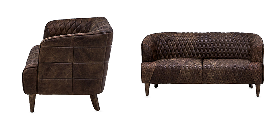 Диван Rhombuses Upholstery Sofa Диван Rhombuses Upholstery Sofa - Loft-Concept