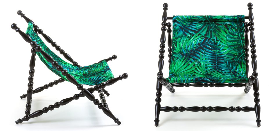Стул Seletti Heritage Foldable Deckchair Leave Стул Seletti Heritage Foldable Deckchair Leave - Loft-Concept