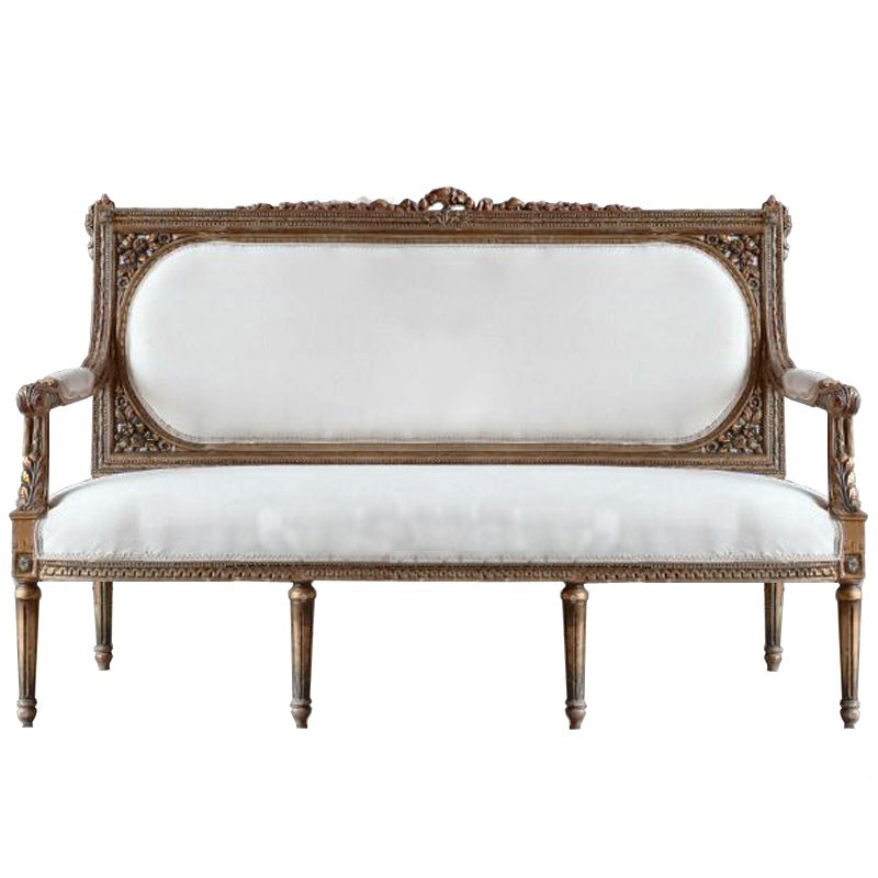 Диван VERSAL Loveseat Sofa ivory ( слоновая кость ) Дерево Акация Диван VERSAL Loveseat Sofa