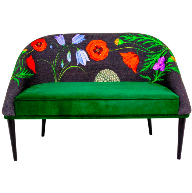 Диван Sofa poppies Зеленый Диван Sofa poppies