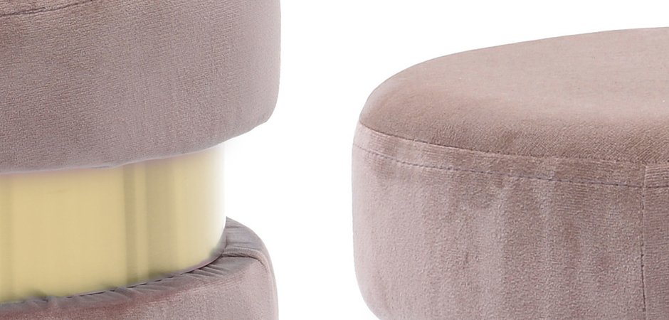 Пуф Golden Belt Dusty Rose Пуф Golden Belt Dusty Rose - Loft-Concept