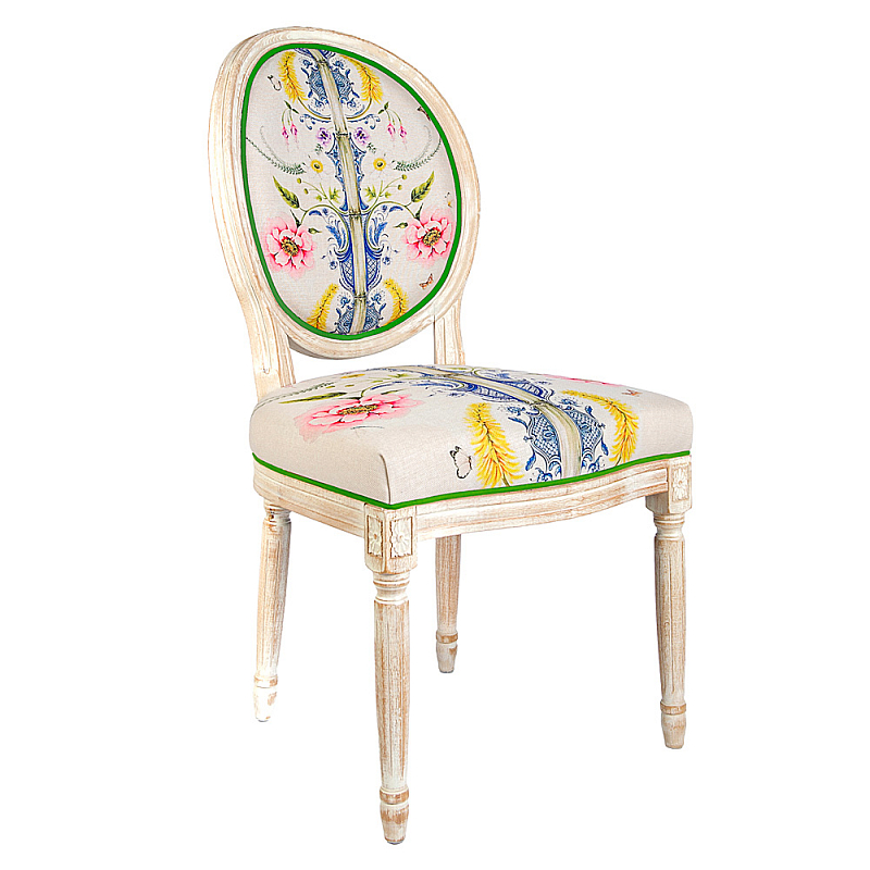 Стул Flower Waltz Stool Бежевый Мульти Стул Flower Waltz Stool