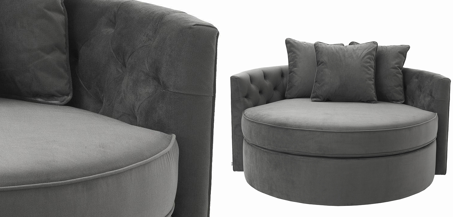 Диван Eichholtz Sofa Carlita Granite grey Диван Eichholtz Sofa Carlita Granite grey - Loft-Concept
