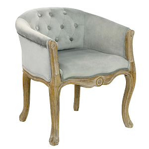 Кресло French Provence Armchair Roderic light blue