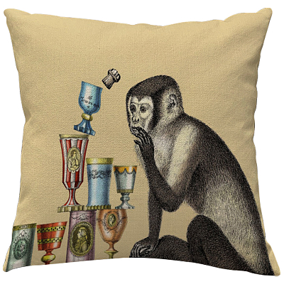 Декоративная подушка Fornasetti Aperitivo 2 Декоративная подушка Fornasetti Aperitivo 2