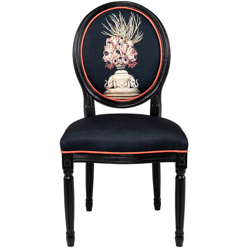 Seashell Still Life Stool 1 Стул Черный Бежевый Seashell Still Life Stool 1 Стул