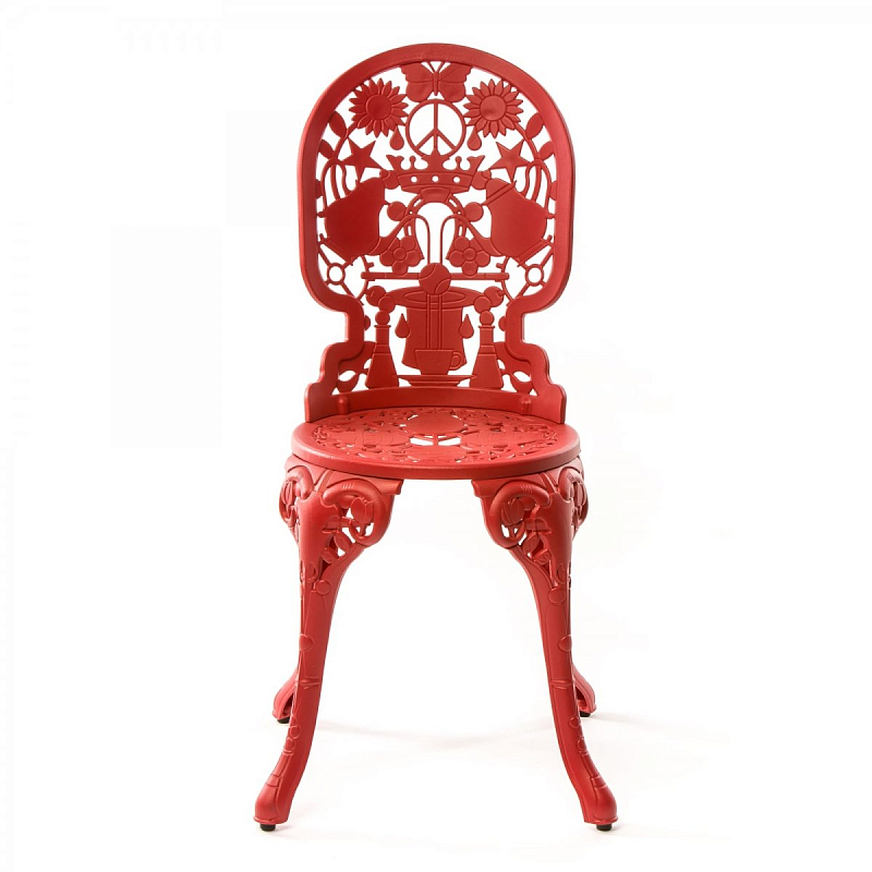 Стул Seletti Industry Collection ALUMINIUM CHAIR – RED Красный Стул Seletti Industry Collection ALUMINIUM CHAIR – RED