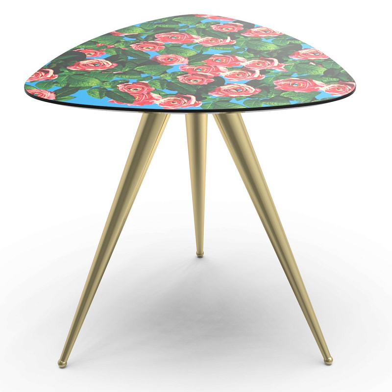Журнальный стол Seletti Side Table Roses Мульти Латунь Журнальный стол Seletti Side Table Roses