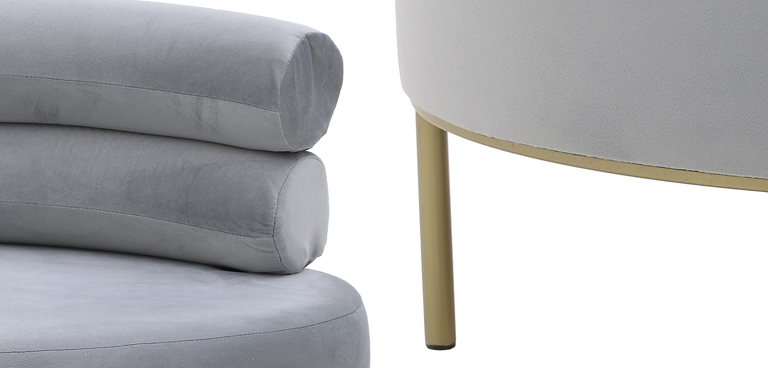 Кушетка Fening Lounge Gray Кушетка Fening Lounge Gray - Loft-Concept