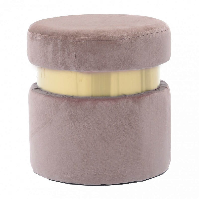 Пуф Golden Belt Dusty Rose Дымчатая Роза Золотой Пуф Golden Belt Dusty Rose