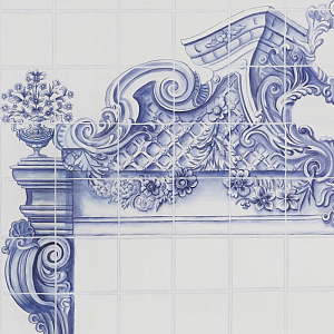 Обои ручная роспись Porto by Alessandra Branca Original colourway on dyed paper