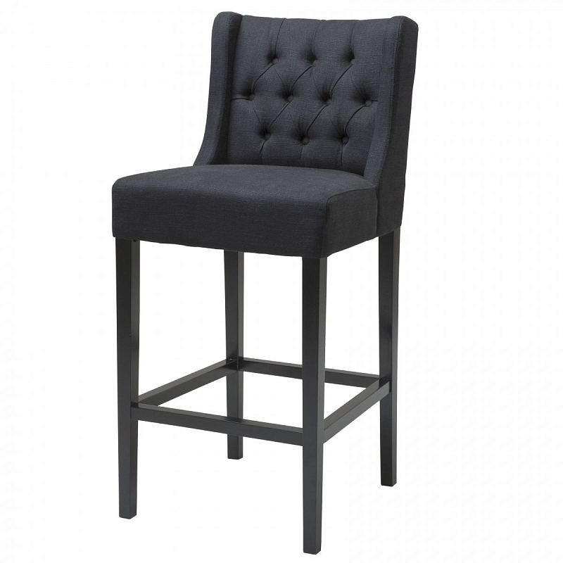 Барный стул Eichholtz Bar Stool Lancaster Черный Барный стул Eichholtz Bar Stool Lancaster