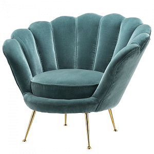 Кресло Eichholtz Chair Trapezium Turquoise