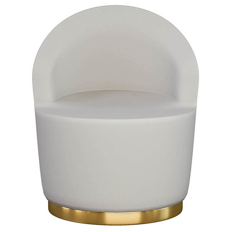 Пуф White Cocoon Бежевый Золотой Пуф White Cocoon